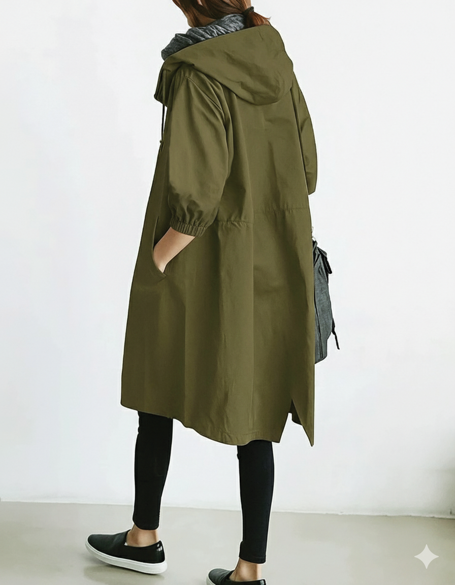 Ximena | Women’s Hooded Trench Coat