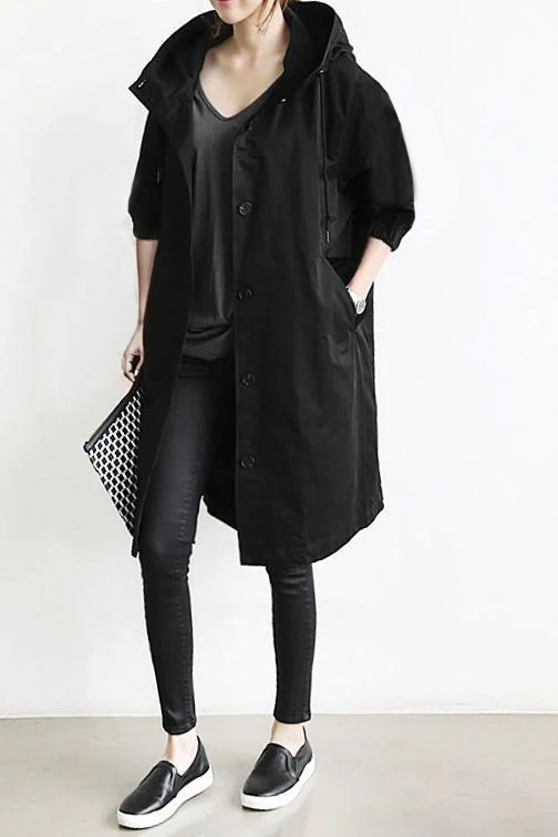 Ximena | Women’s Hooded Trench Coat