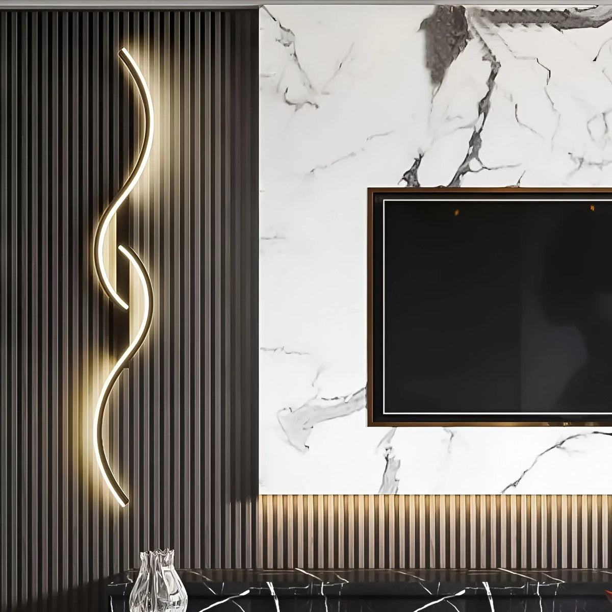 Koadclo | Modern Curved Wall Light for Indoor Ambient Illumination