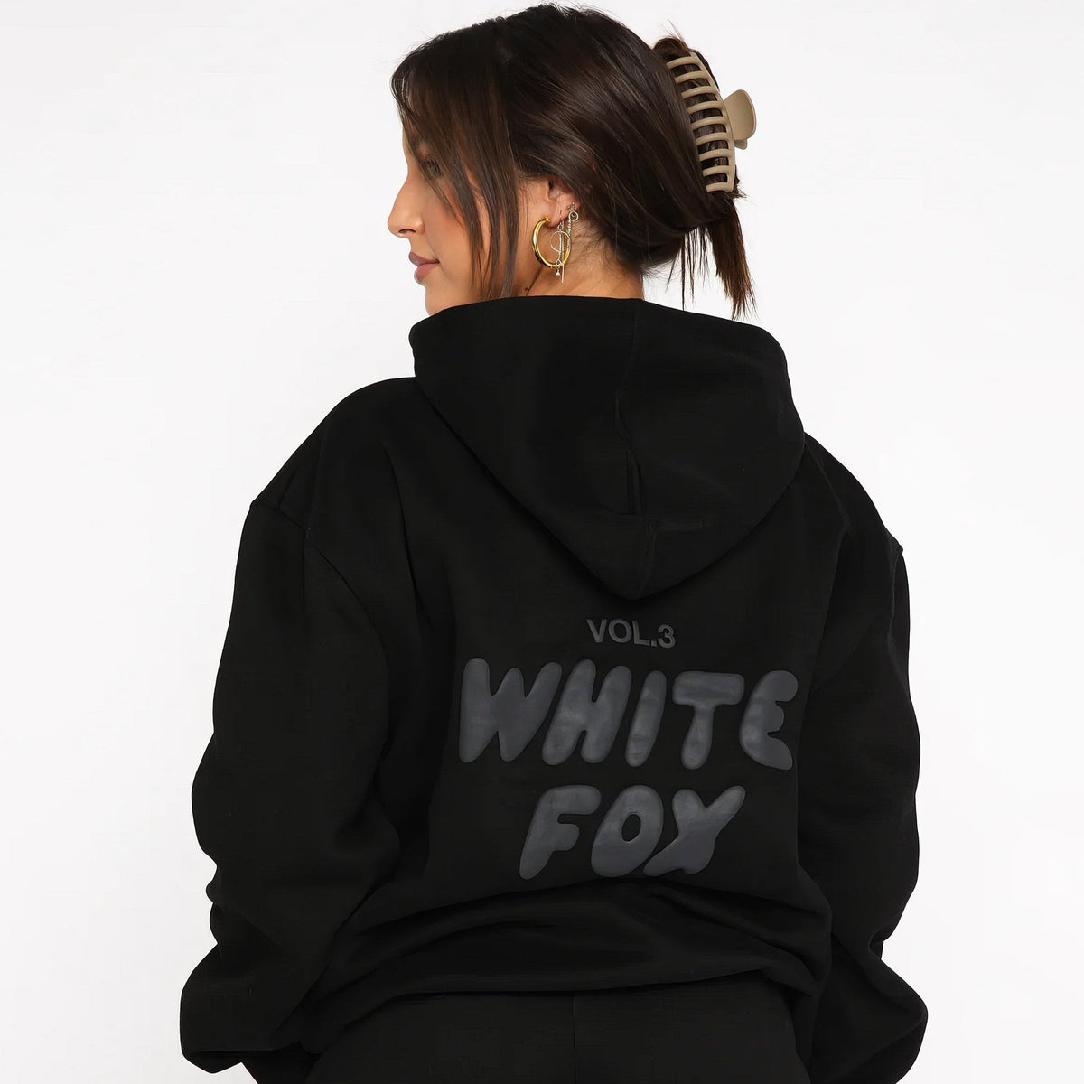 WhiteFox Set – Women’s Two-Piece Hoodie & Pants Tracksuit