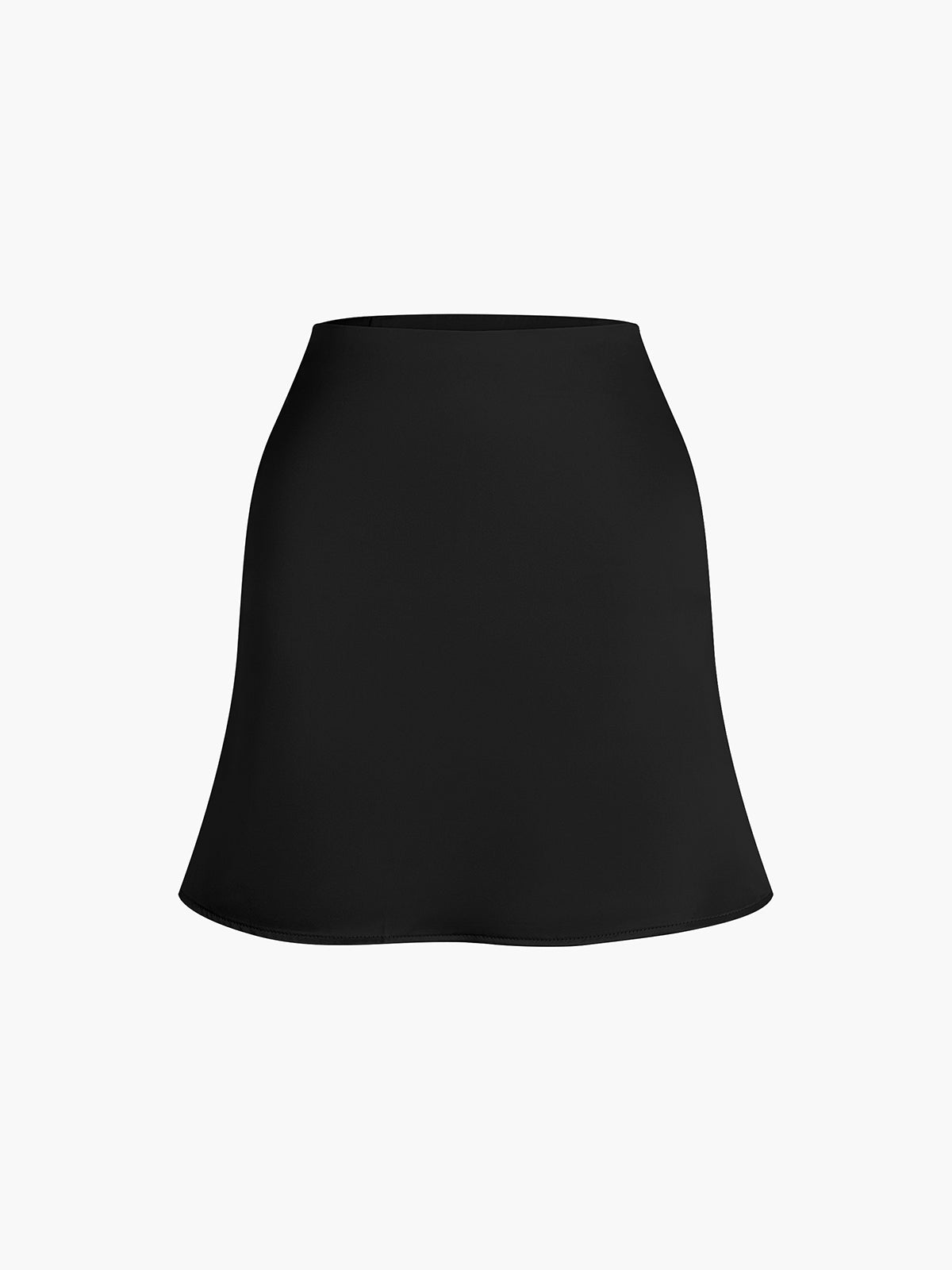 "Satin Zippered Mini Skirt for Women Party Wear"