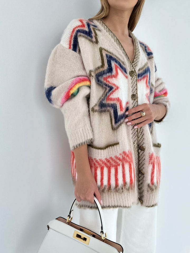 Caesars Palace Cardigan: Stylish Designer Knitwear for Men