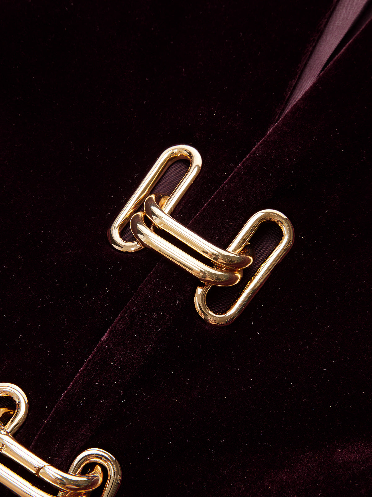 Enhanced Durability Metal Buckle Corduroy Stand Collar Jacket for Men