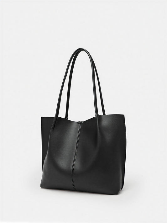 Large-Capacity Tote Bag with Durable Shoulder Straps for Everyday Use