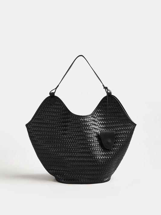 Woven Large Shoulder Tote Bag Handmade Stylish Versatile