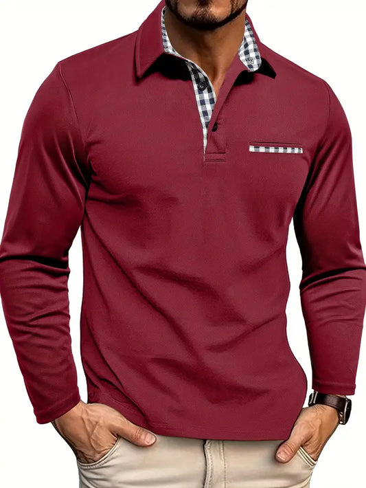 Charel | Men’s Long-Sleeve Polo