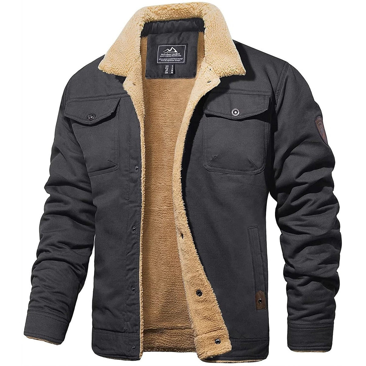 Cristoff | Men’s Sherpa-Lined Winter Jacket