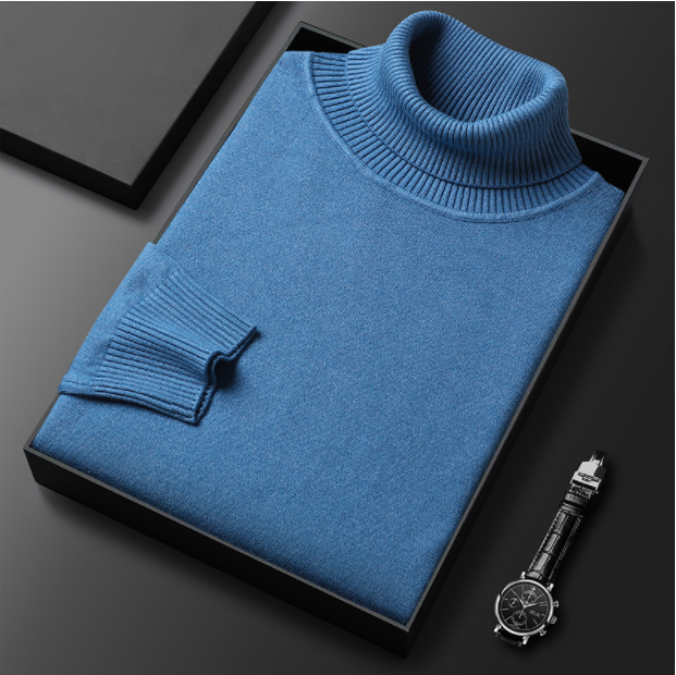 Emiel | Men’s Luxury Cashmere-Cotton Turtleneck