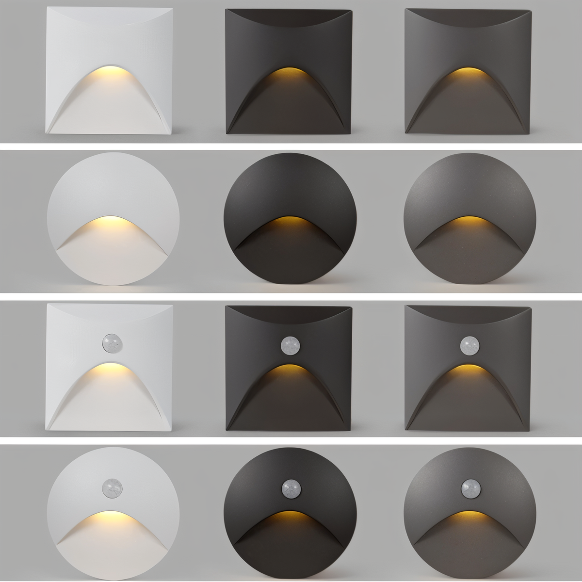Koadclo | LuminiPath LED Wall Light – Waterproof IP65 Motion Sensor Lamp for Indoor & Outdoor Use