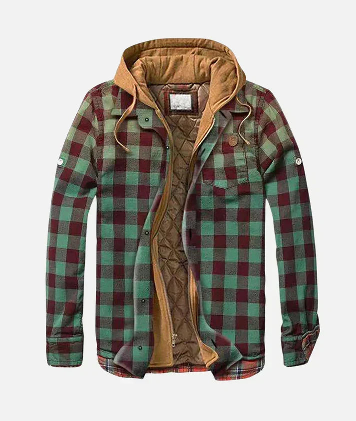 Reveur | Women’s Plaid Hooded Jacket