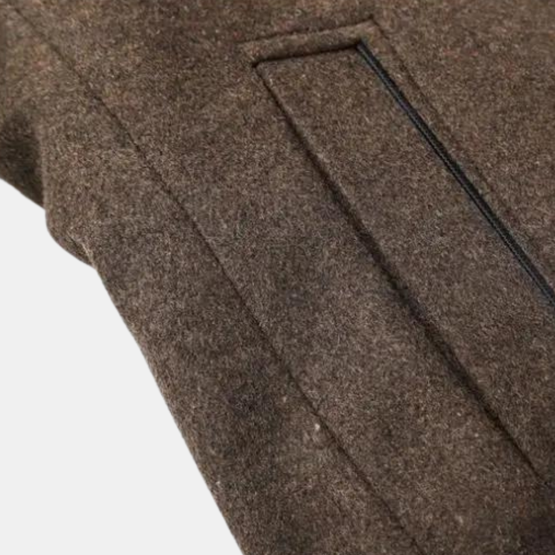Vernon | Men’s Wool Stand Collar Coat