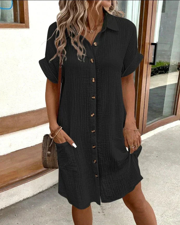 Xander | Women’s Cotton Polo Shirt Dress