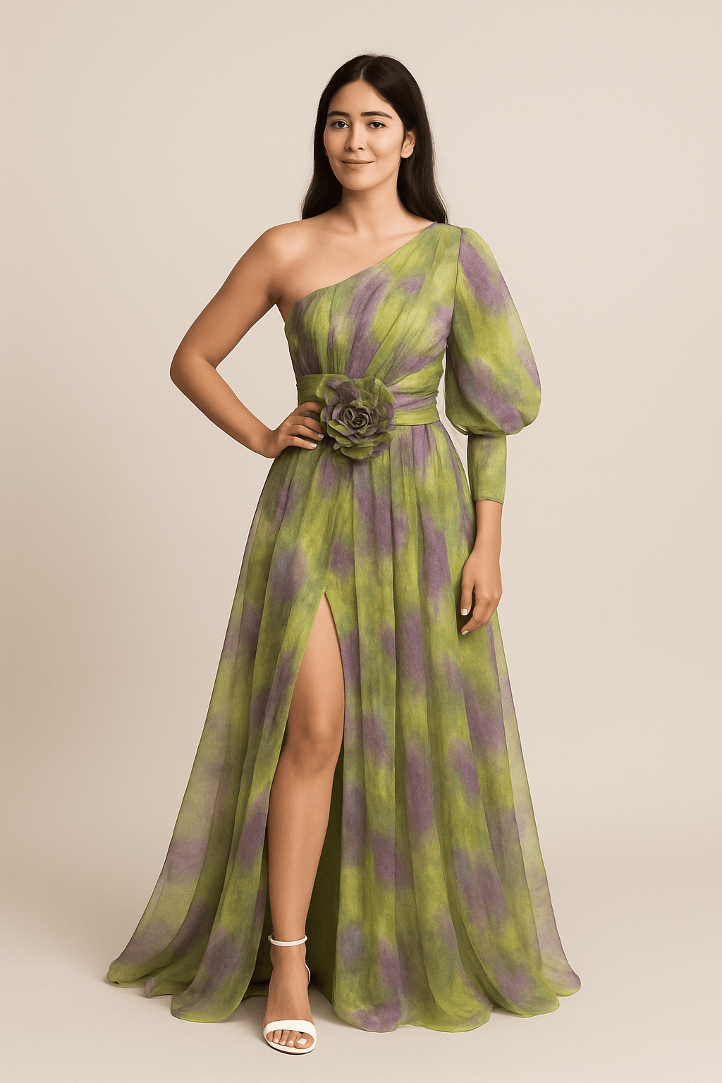 Galiana | Women’s One‑Shoulder A‑Line Dress