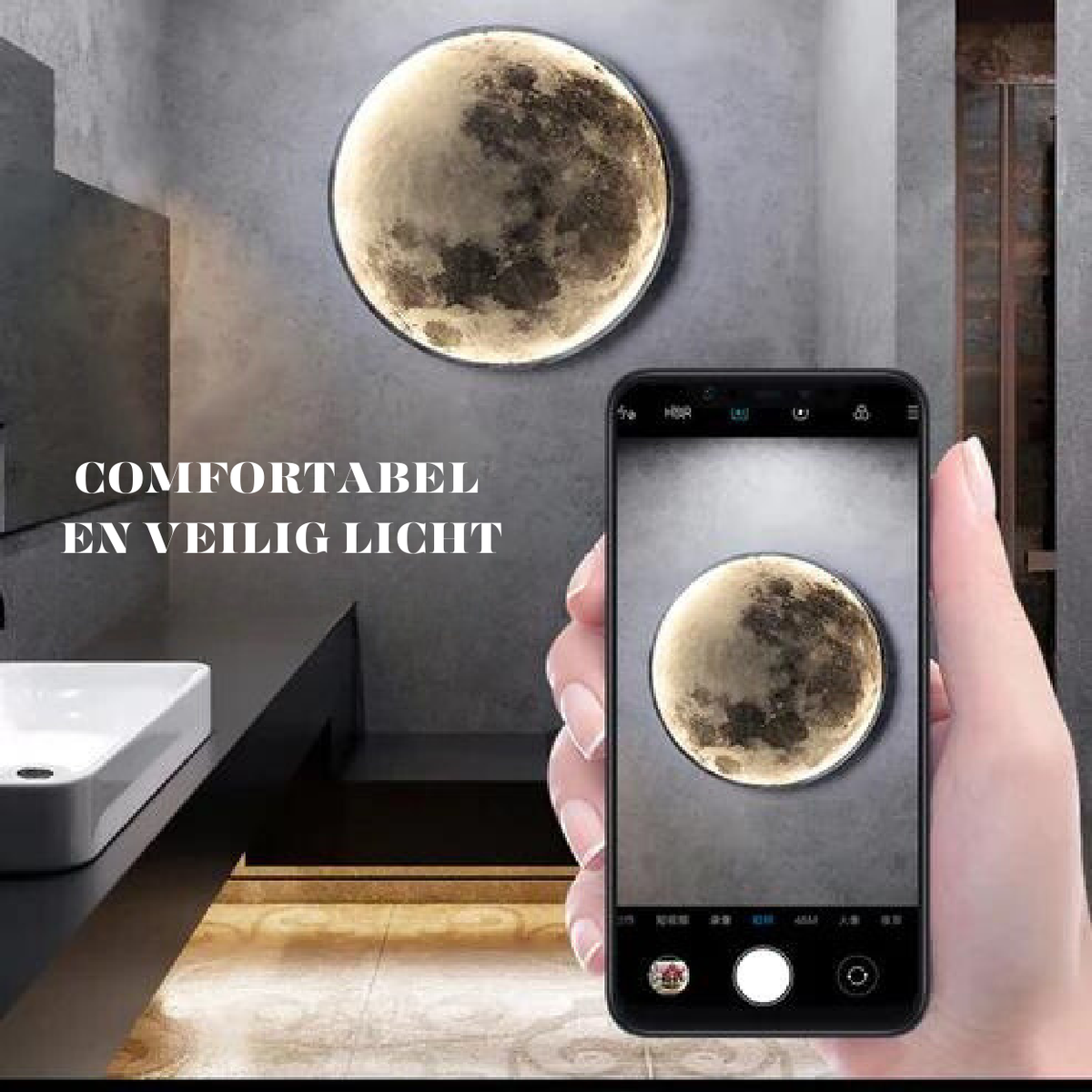 Koadclo | Magical Atmosphere Moon Lamp – LunaGlow – 3D Galaxy Night Light