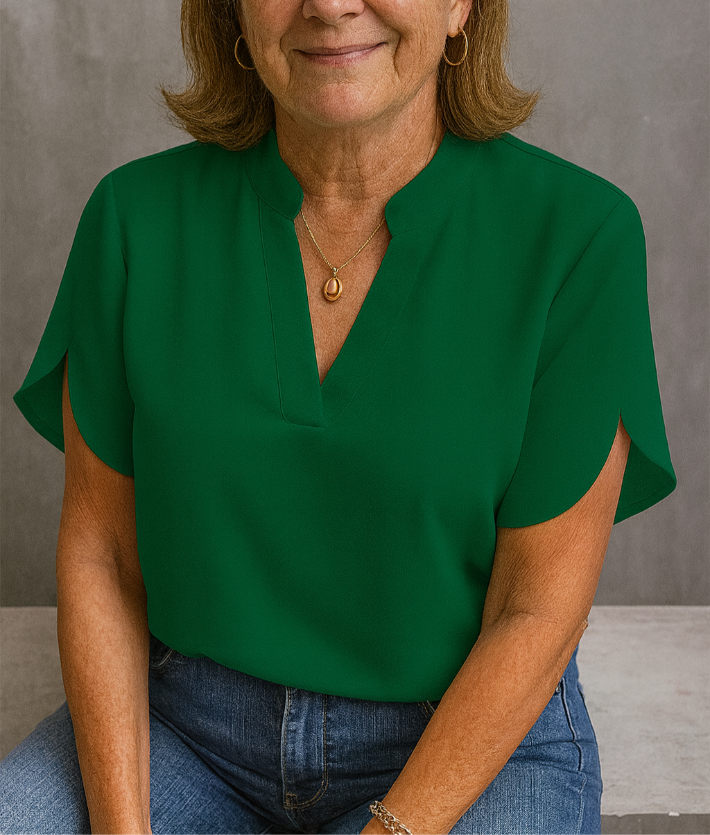 Vionne | Women’s Lightweight V-Neck Blouse